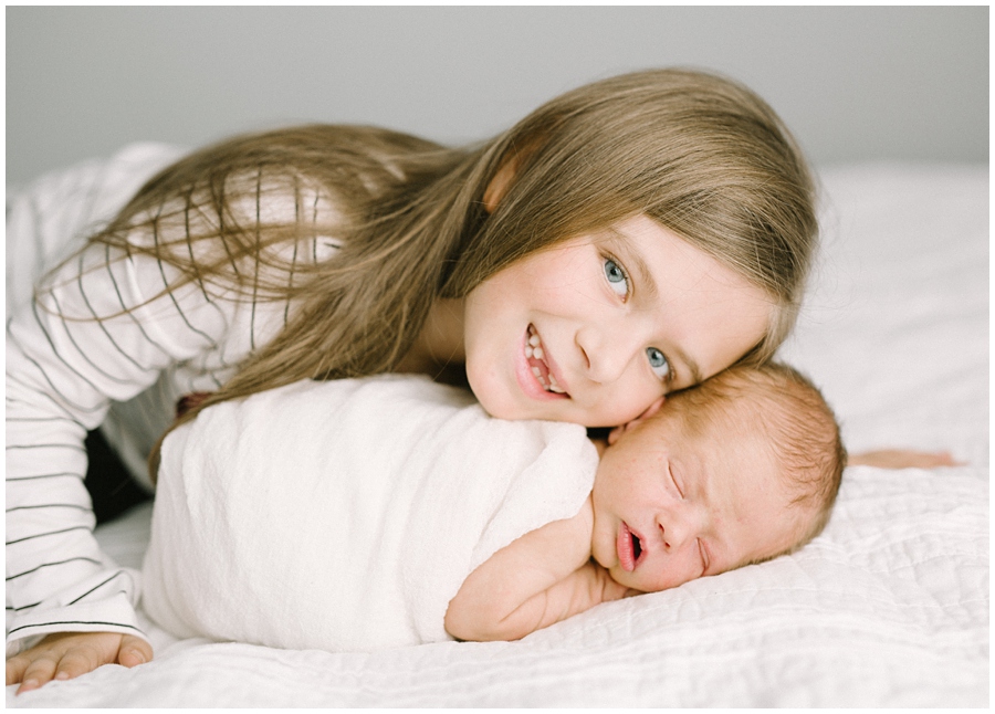 katie ballantine photography, Frederick Maryland Baby and Child Photographer, New Market Maryland Baby Photographer, New Market Maryland Child Photographer, Frederick Maryland family photographer, Frederick Maryland all white studio, baby in white studio photography, frederick newborn photographer, new market maryland newborn photographer, natural posing newborn photography, sibling and newborn photography