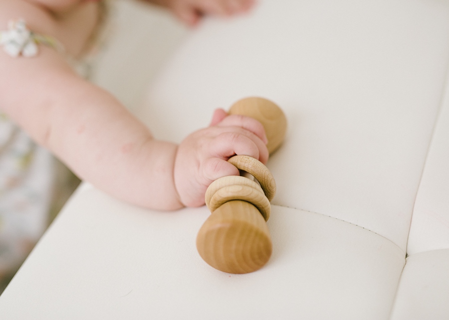 katie ballantine photography. frederick baby photographer.  baby in natural light studio. milestone session