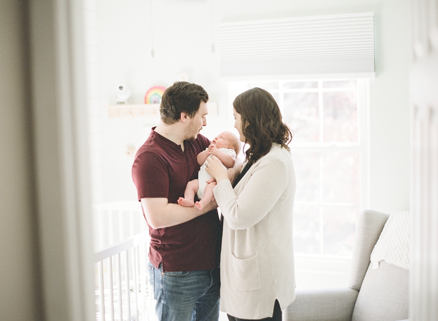 Katie Ballantine Photography. frederick newborn photographer. in home newborn lifestyle session.  new market baby photographer.