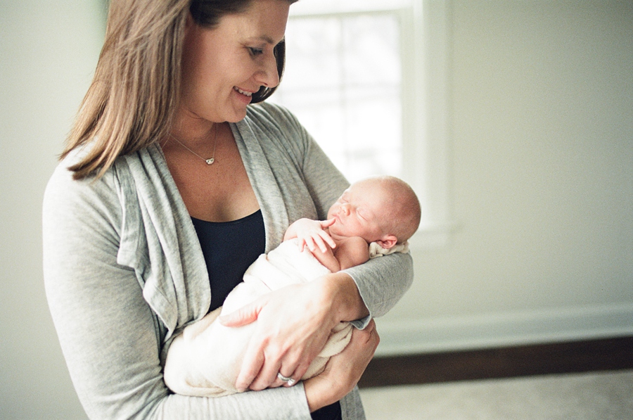 Katie Ballantine Photography. New Market, Frederick, Maryland Newborn Photographer.  In-home newborn session.  
