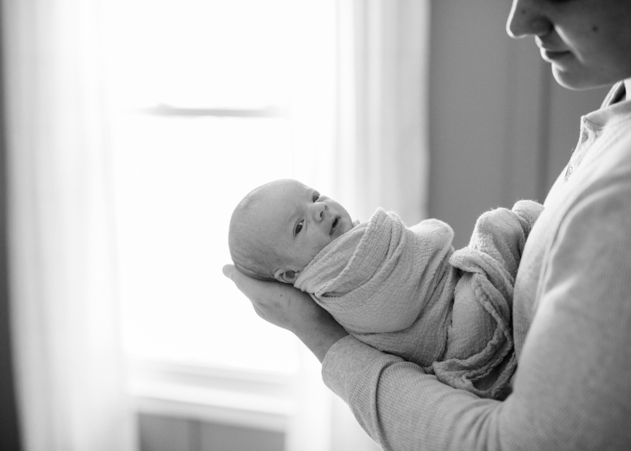 Katie Ballantine Photography, Frederick Newborn Photographer.  In-home newborn session.
