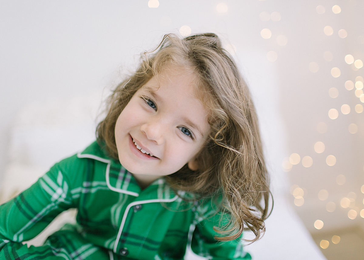 Katie Ballantine Photography. Frederick Maryland Child Photographer. New Market photographer. Frederick Christmas minis. Christmas PJ Mini Sessions Maryland