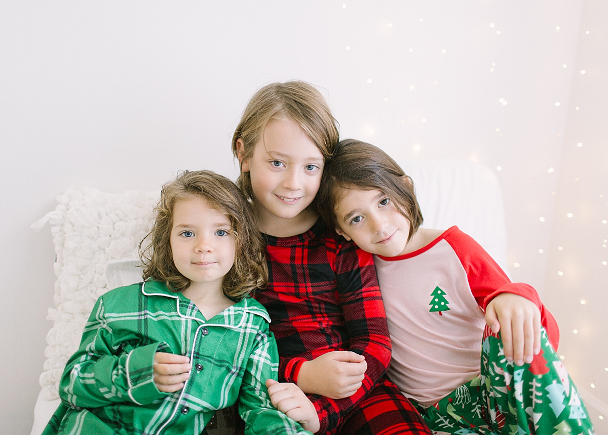 Katie Ballantine Photography. Frederick Maryland Child Photographer. New Market photographer. Frederick Christmas minis. Christmas PJ Mini Sessions Maryland