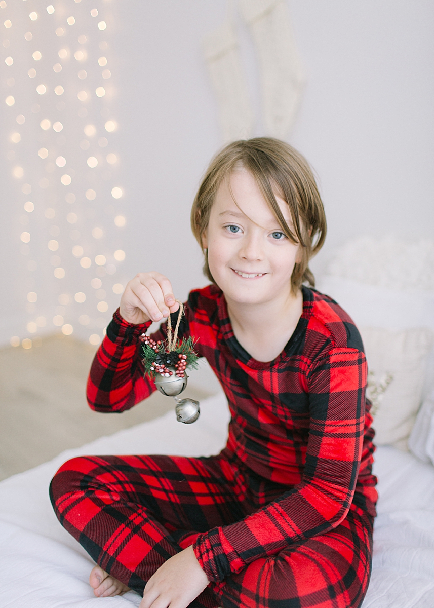 Katie Ballantine Photography. Frederick Maryland Child Photographer. New Market photographer. Frederick Christmas minis. Christmas PJ Mini Sessions Maryland