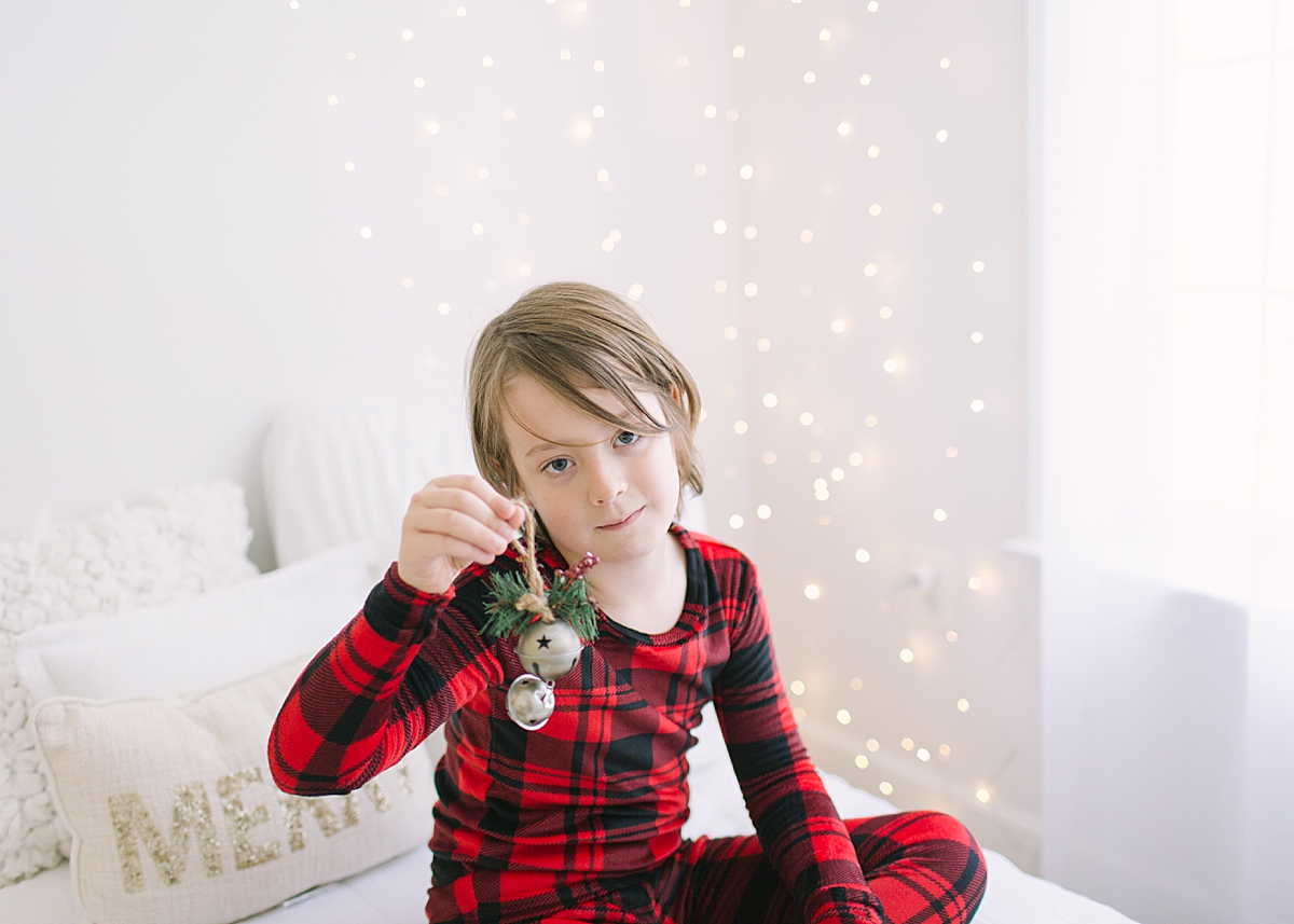 Katie Ballantine Photography. Frederick Maryland Child Photographer. New Market photographer. Frederick Christmas minis. Christmas PJ Mini Sessions Maryland