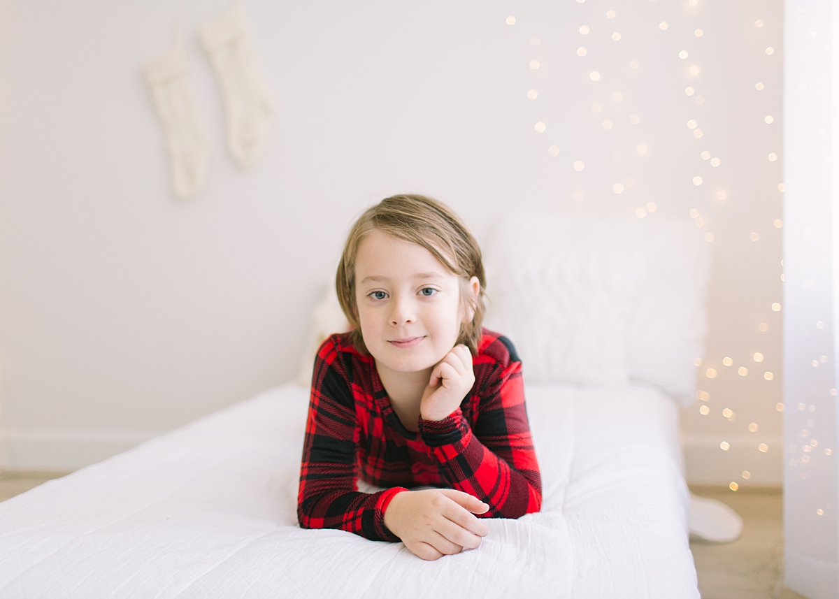 Katie Ballantine Photography. Frederick Maryland Child Photographer. New Market photographer. Frederick Christmas minis. Christmas PJ Mini Sessions Maryland