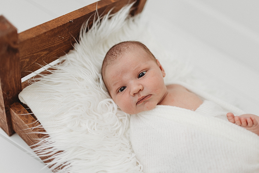 Katie Ballantine Photography. Frederick newborn photographer. New Market baby and newborn photographer. all white studio frederick maryland